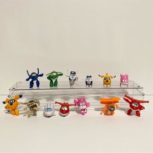 Super Wings Car Mini Vehicles Plane Toy Lot Jett Donnie Dizzy Mira Cake Toppers